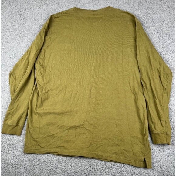 Duluth Trading Shirt Mens XL Olive Green Longtail T Relaxed Fit Cotton - Picture 2 of 12
